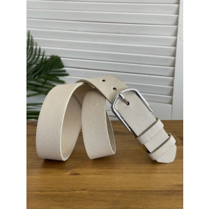 Ремень бежевый 