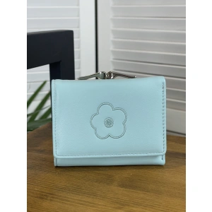 Кошелёк голубой  6517