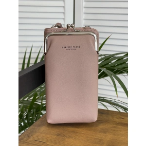 Сумка женская розовая FOREVER YOUNG 8158