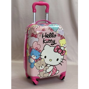 Детский чемодан на колесиках "Hello Kitty" роз 10350-9-56