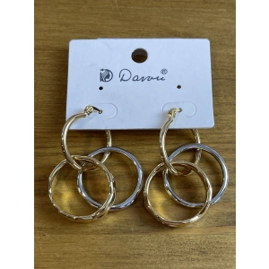 Серьги золотой  Dawu EH190806009