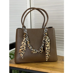 Сумка женская коричневая  7200