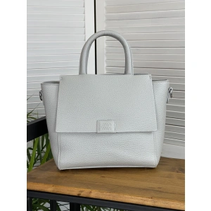 Сумка женская серая  8919