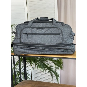 Сумка на колесах серая IMPREZA 3006