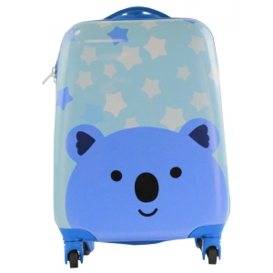 Детский чемодан на колесиках Atma Kids "Мишка Тедди" голуб 8023-7-48