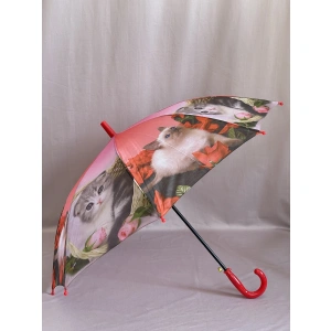 Зонт красный  1545