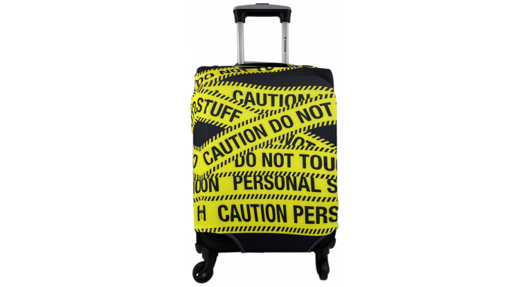 Чехол для чемодана желтый 4ROADS Желтая лента фото 50925