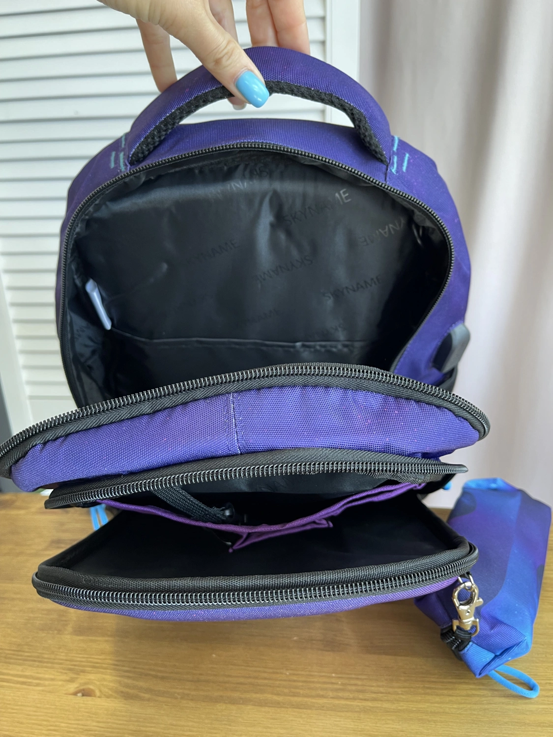 Рюкзак фиолетовый SkyName 57-52 фото 3