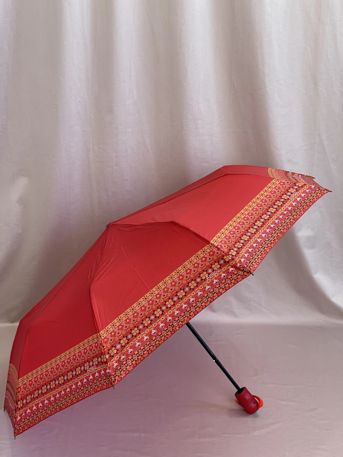 Зонт красный Amico 1326 фото 1