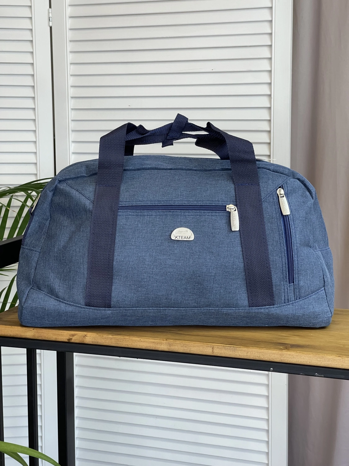 Дорожная сумка синий Хteam  С75.5 фото 1