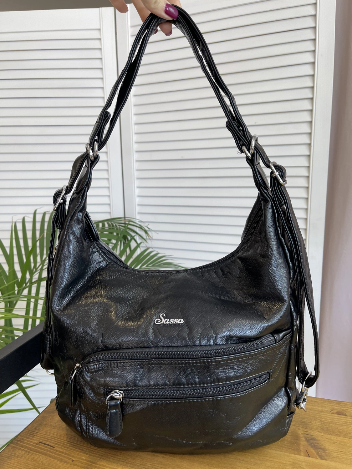 Сумка-рюкзак черный Sassa 850 фото 1