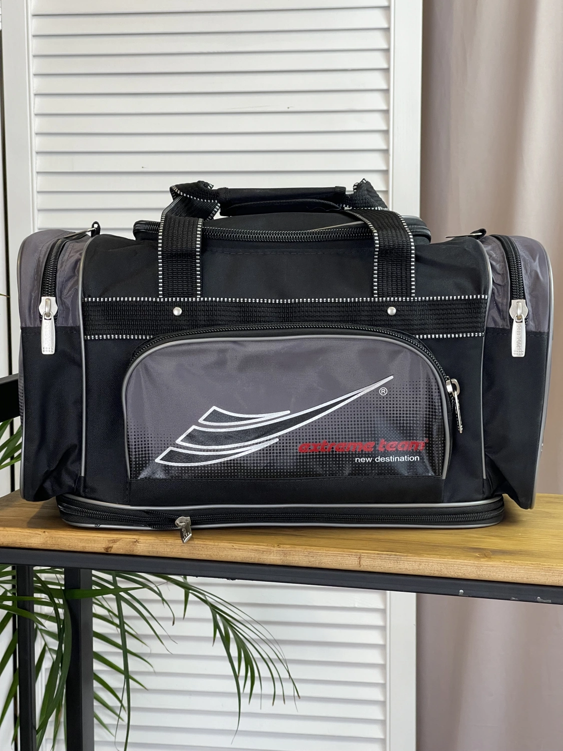 Спортивная сумка черный Хteam  С3.2.4 фото 1