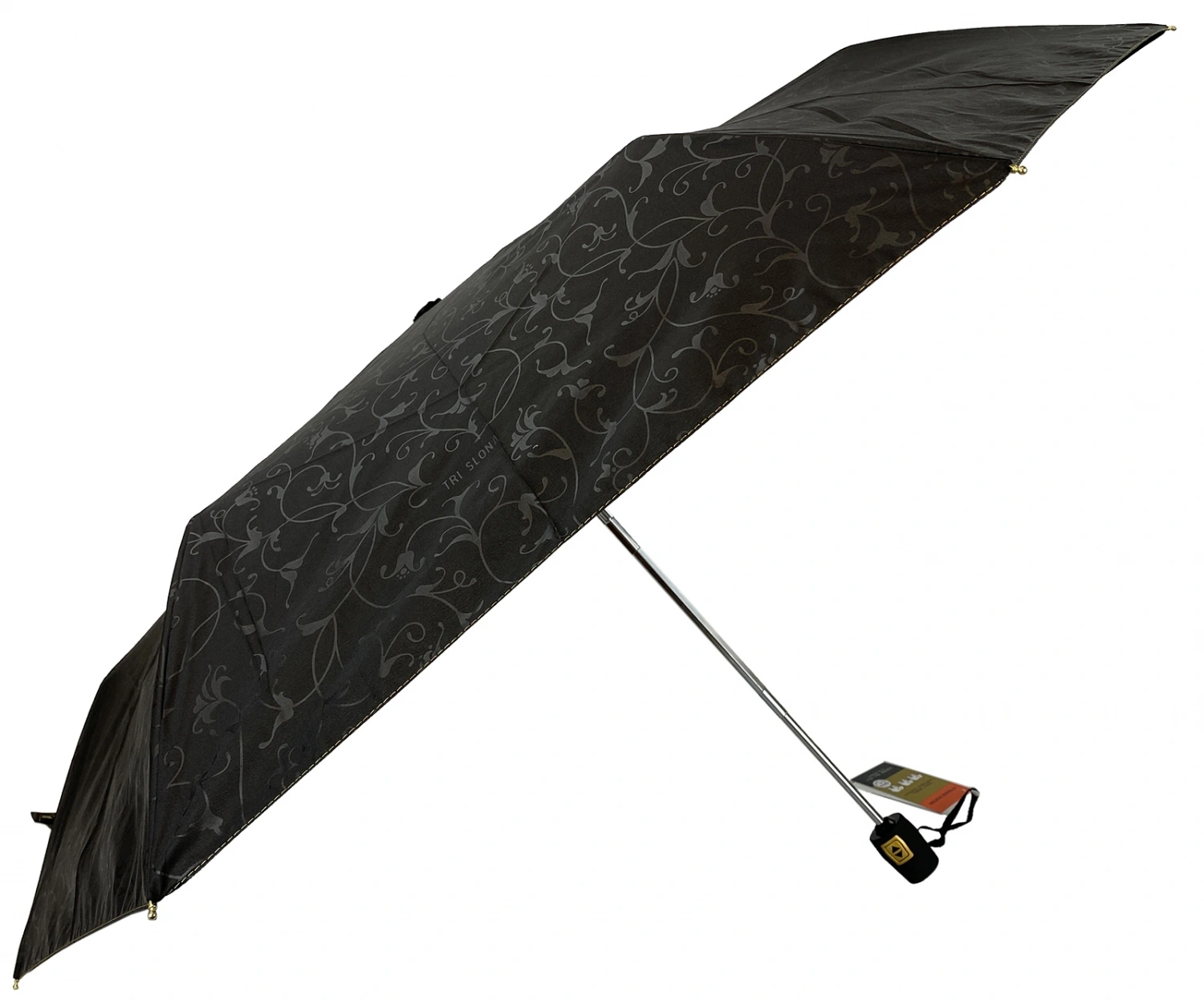 Зонт черный Три Слона L3706
