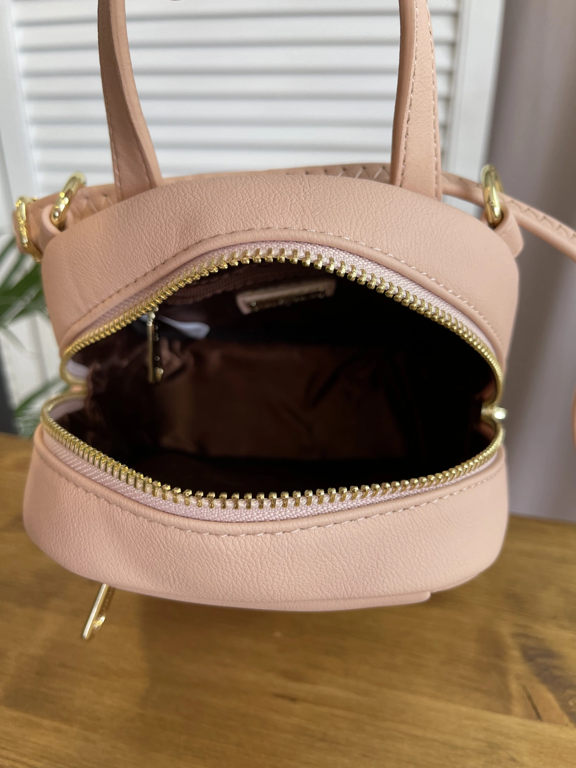 Сумка-рюкзак розовый  D876 фото 3