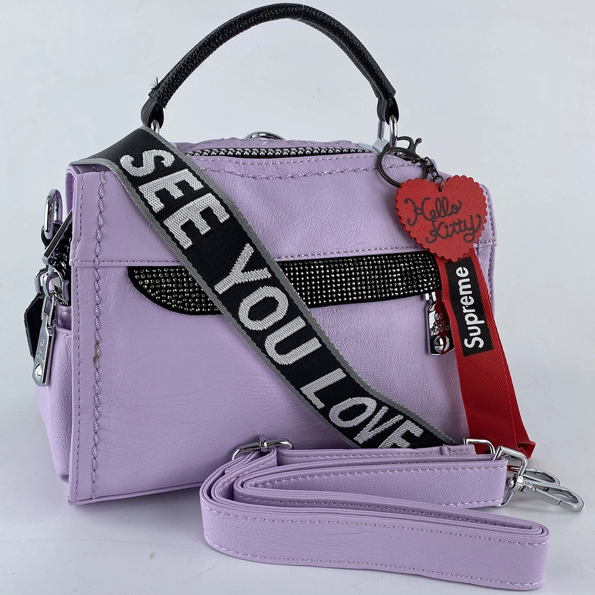 Сумка-рюкзак фиолетовый  897 фото 2