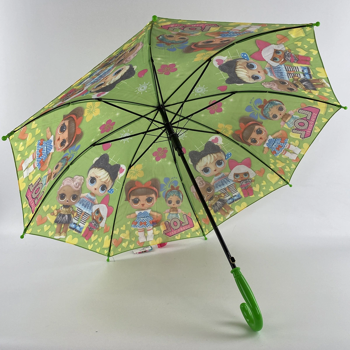 Зонт зеленый  432 фото 2