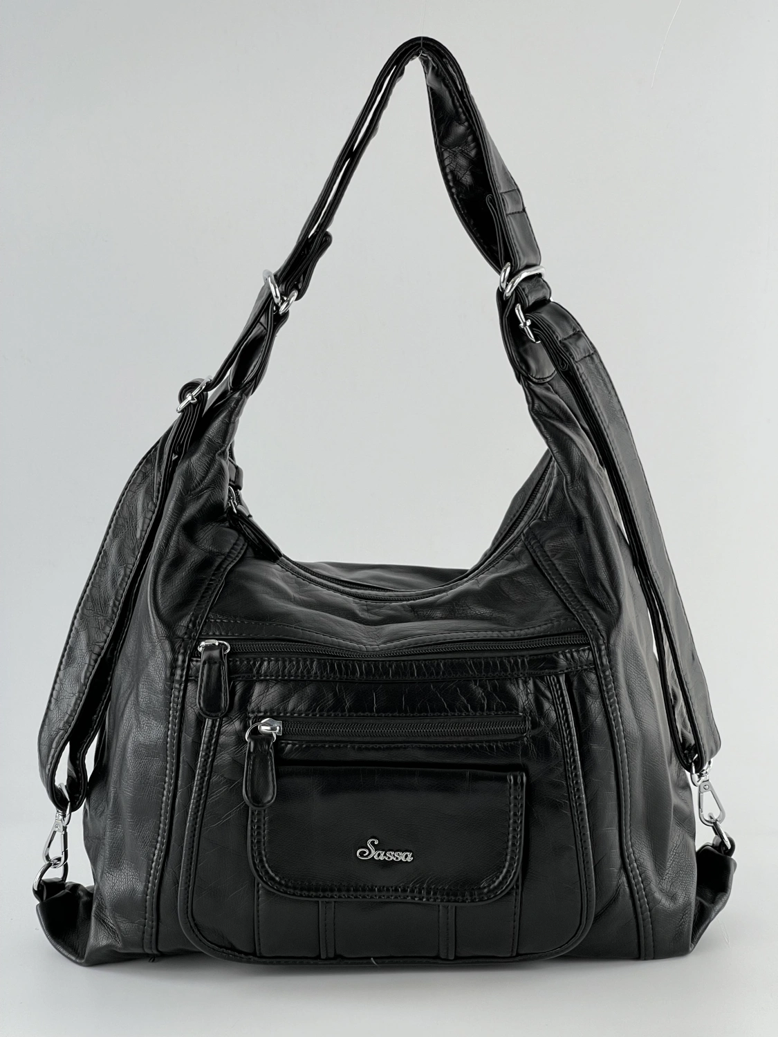 Сумка-рюкзак черный Sarsa 5088 фото 7