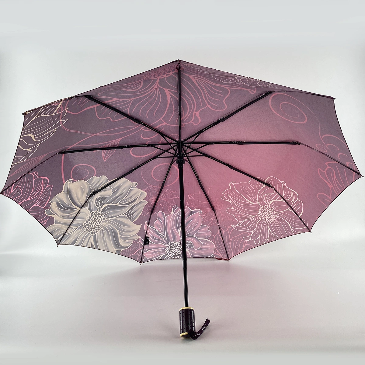 Зонт бордовый Style 1621 фото 2