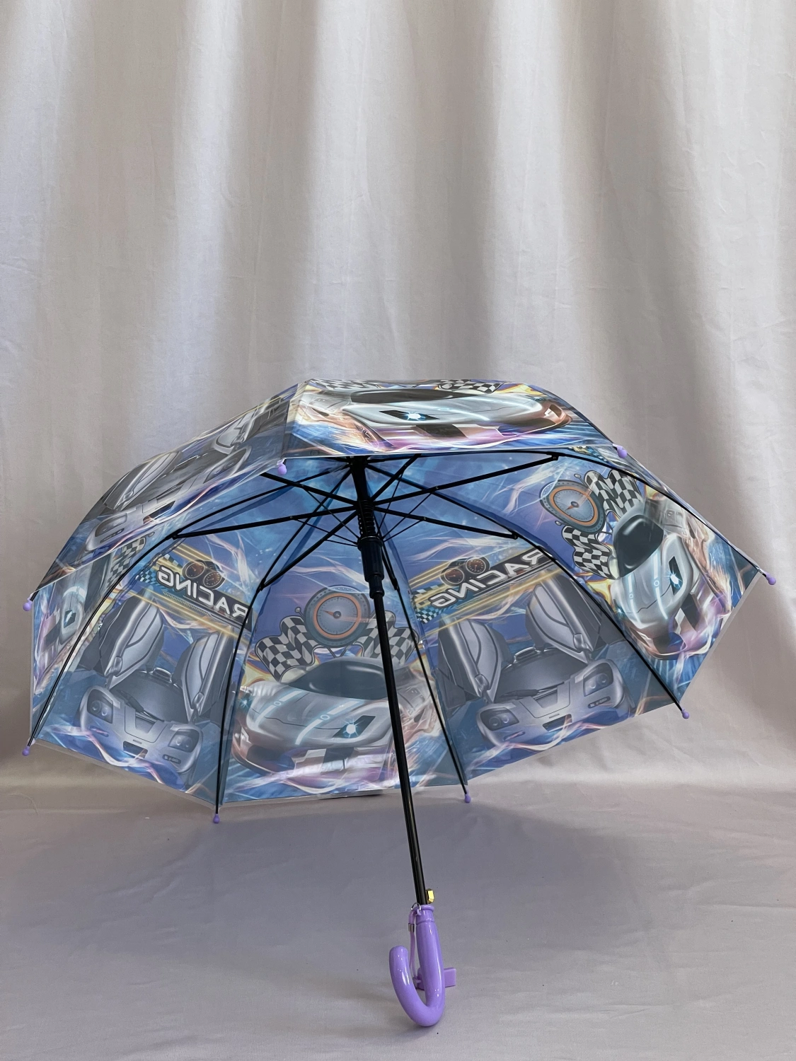 Зонт голубой  1567 фото 2