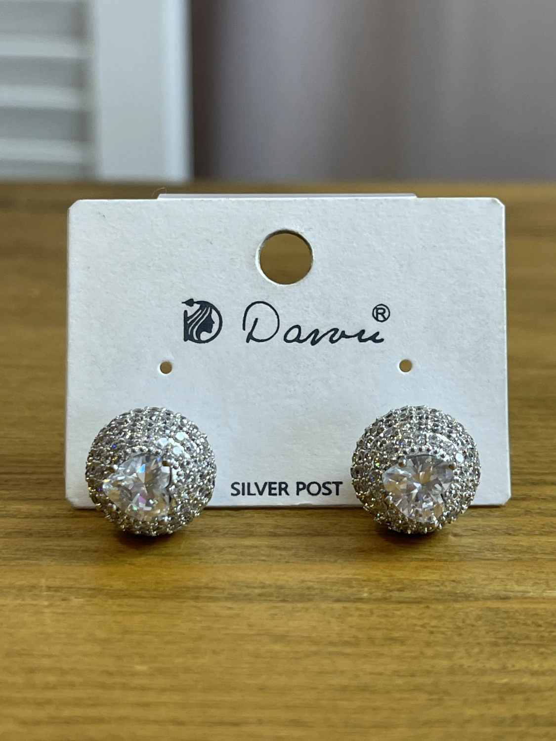 Серьги серебрист Dawu AEH23VX050 фото 1