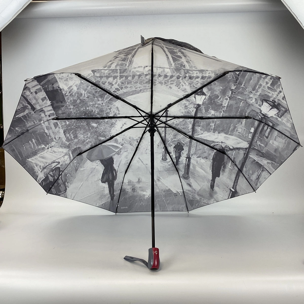Зонт серый Amico 1319 фото 2