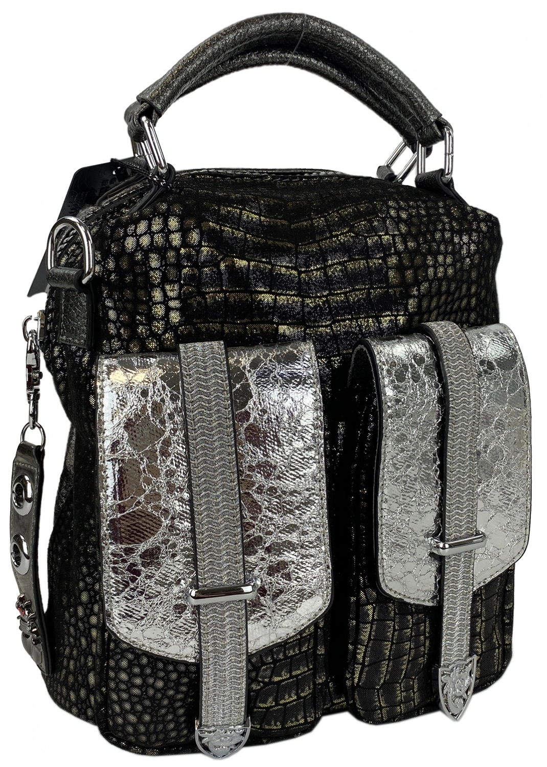 Сумка-рюкзак черный  K6342 фото 1