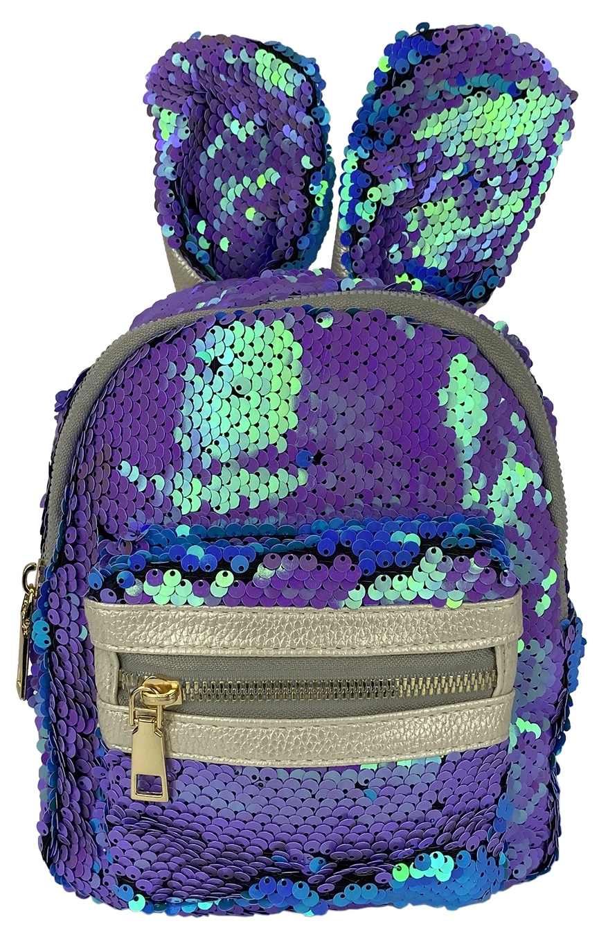 Рюкзак детский с пайетками PY1200 фиолет 12499-32 фото 1