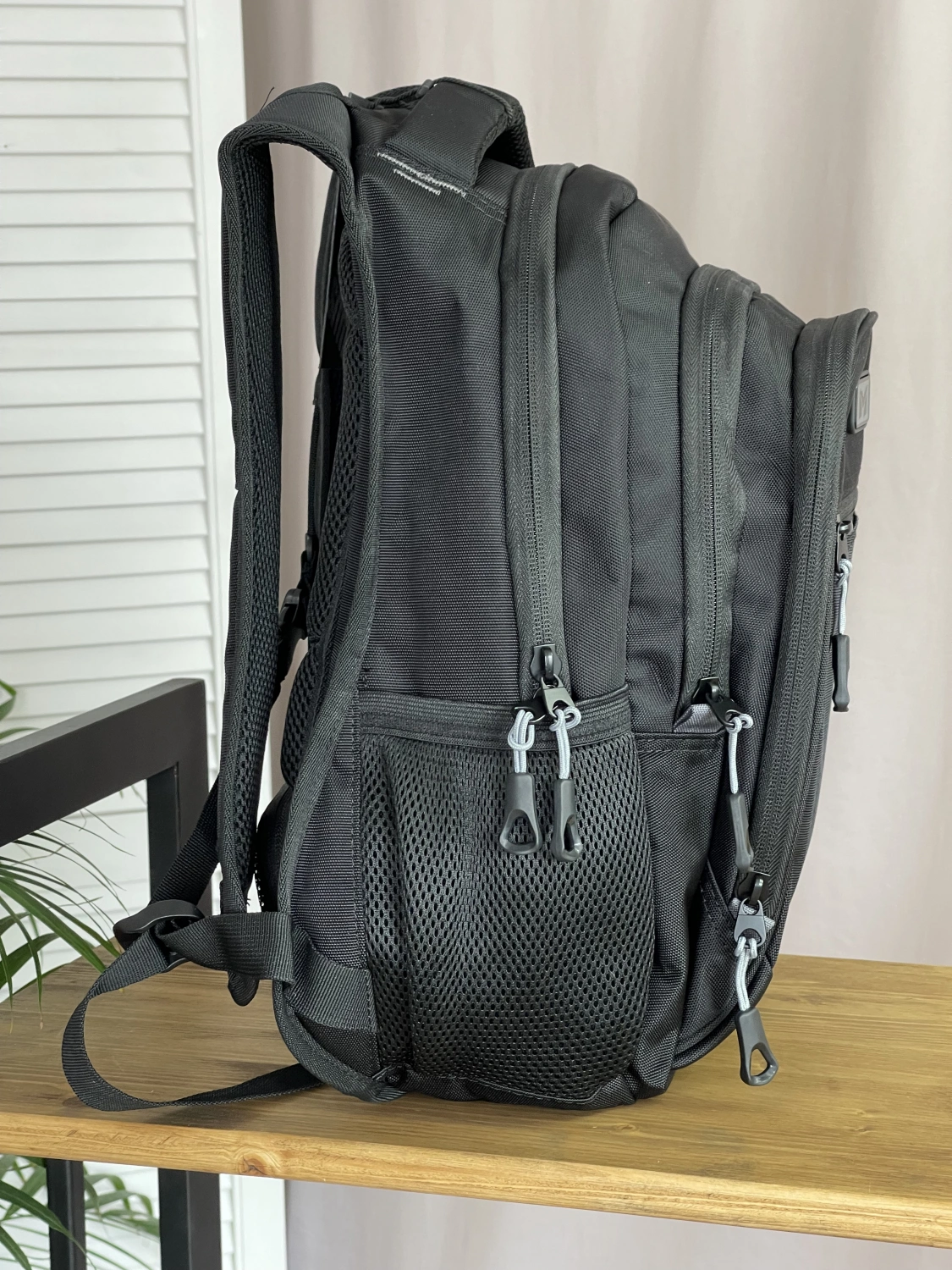 Рюкзак черный Maksimm E076-3 фото 2
