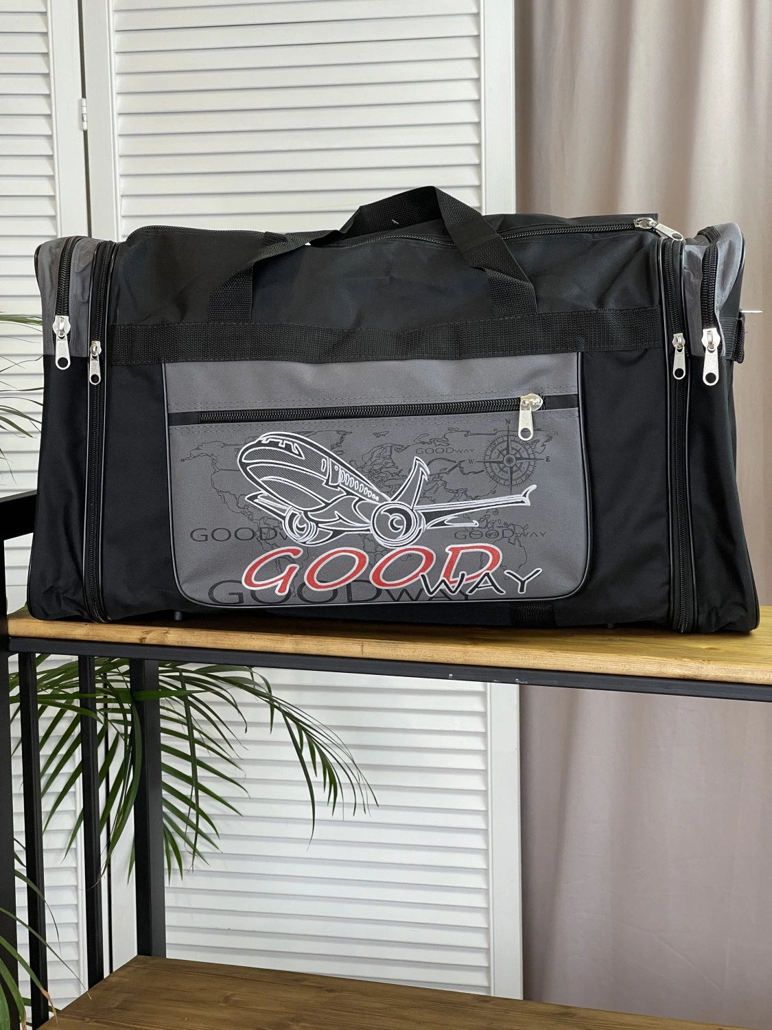 Спортивная сумка черный  С357.3 фото 1