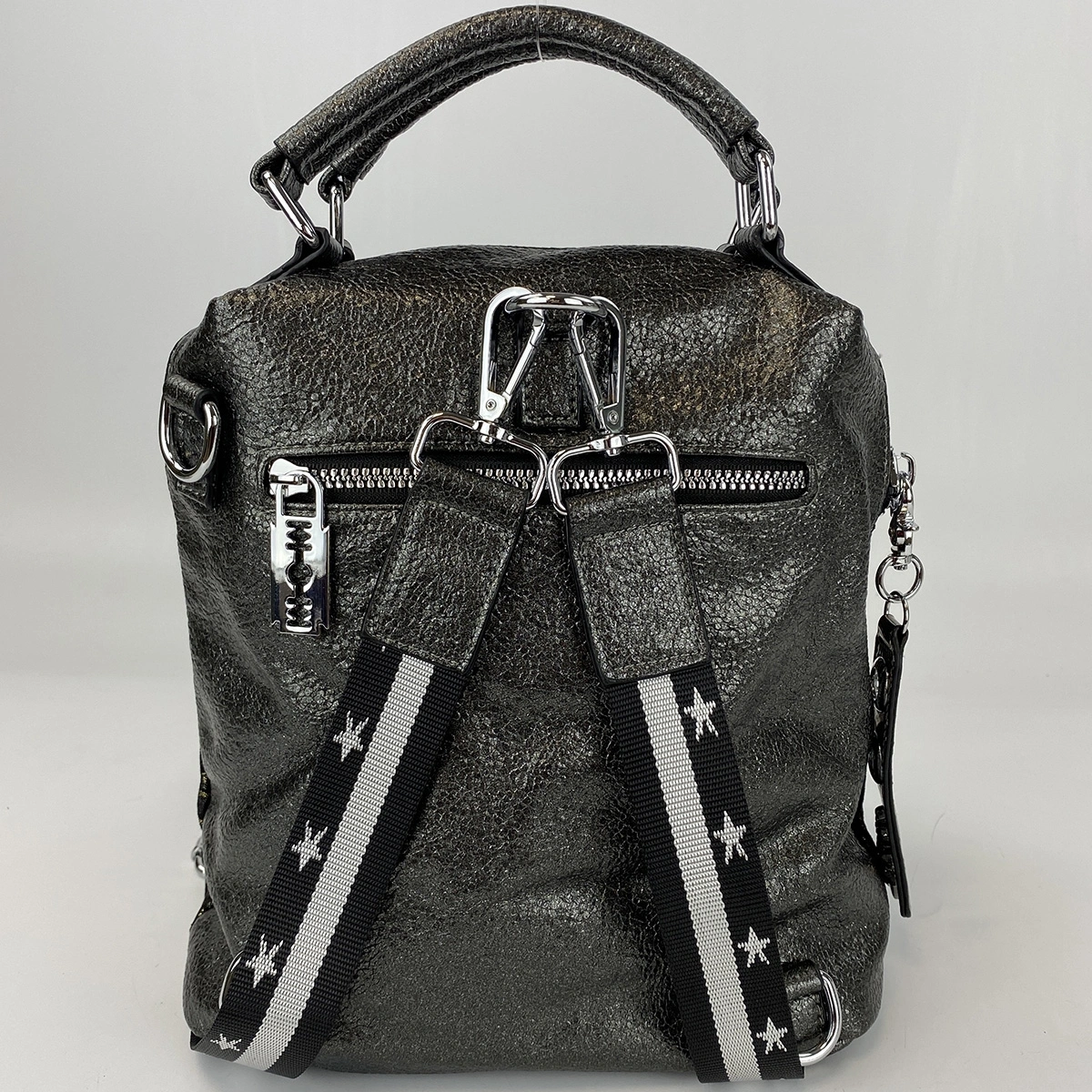Сумка-рюкзак черный  K6342 фото 3