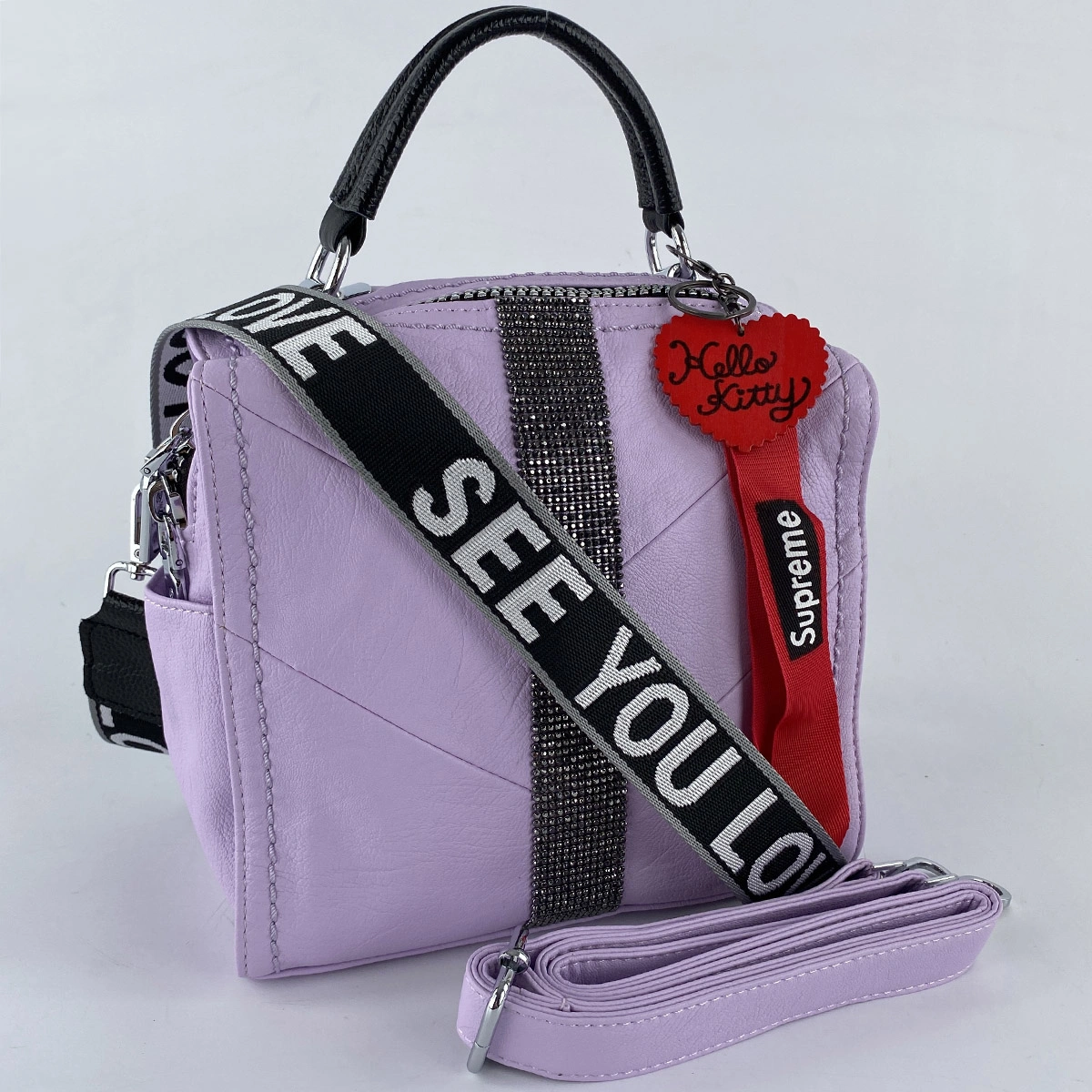 Сумка-рюкзак фиолетовый  891 фото 2