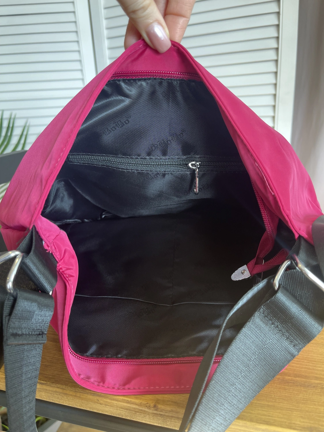 Сумка-рюкзак розовый  1601 фото 3