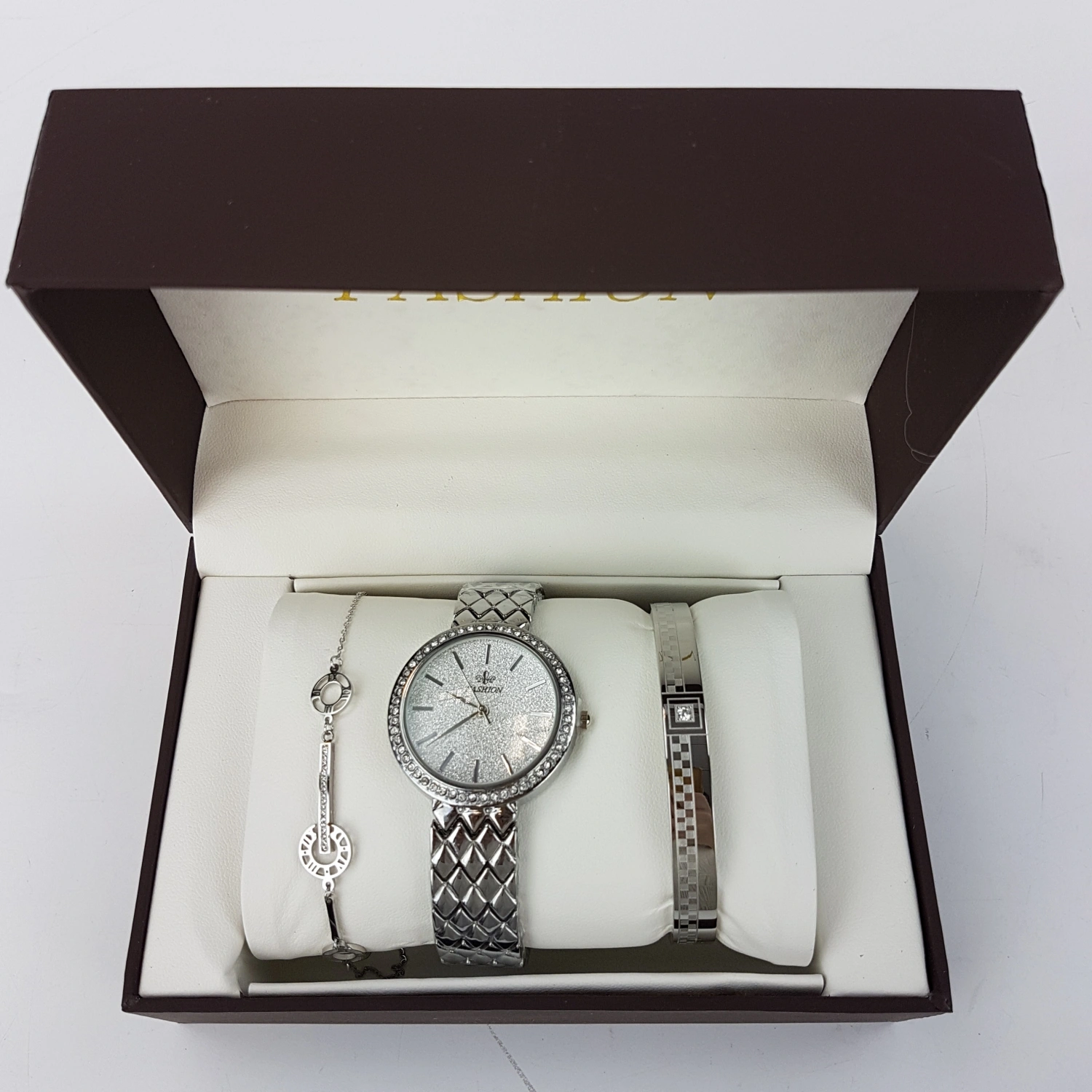 Часы  Fashion серебр 11016-1-50 фото 1