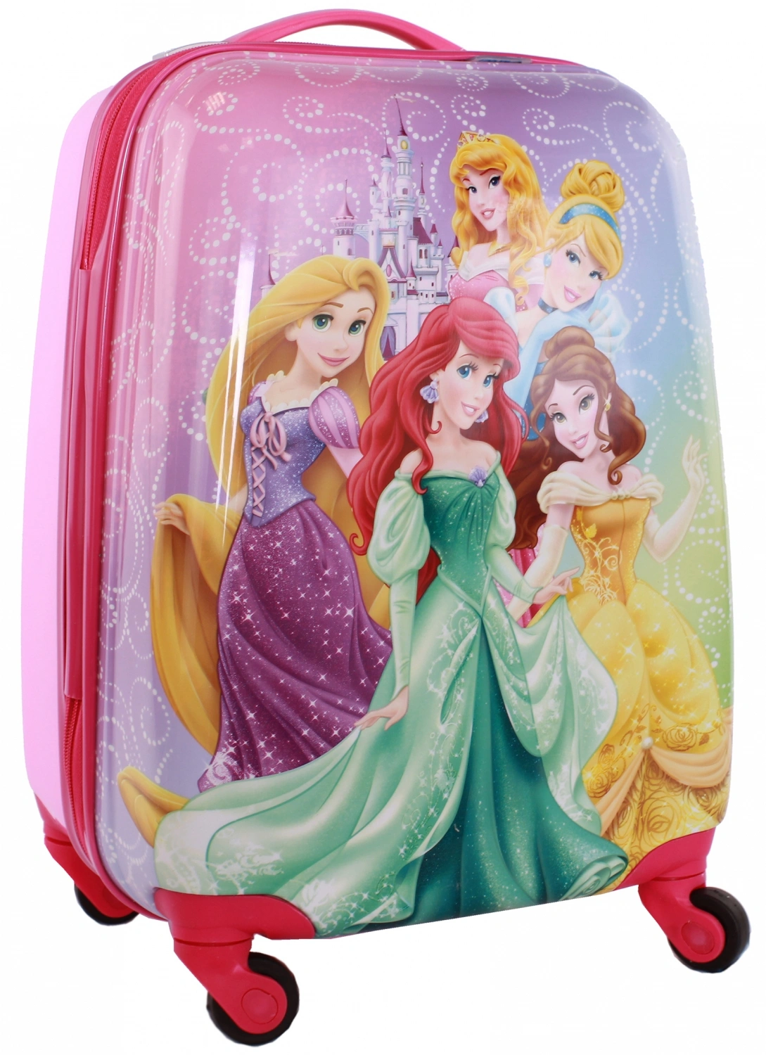Детский чемодан на колесиках 5 принцесс