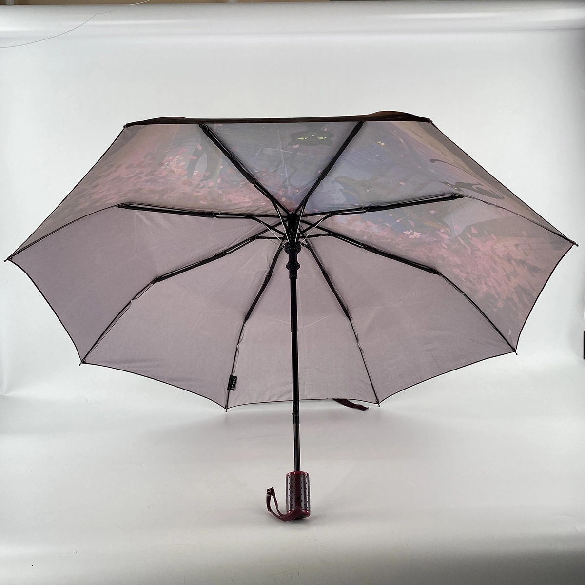 Зонт бордовый Style 1620 фото 2