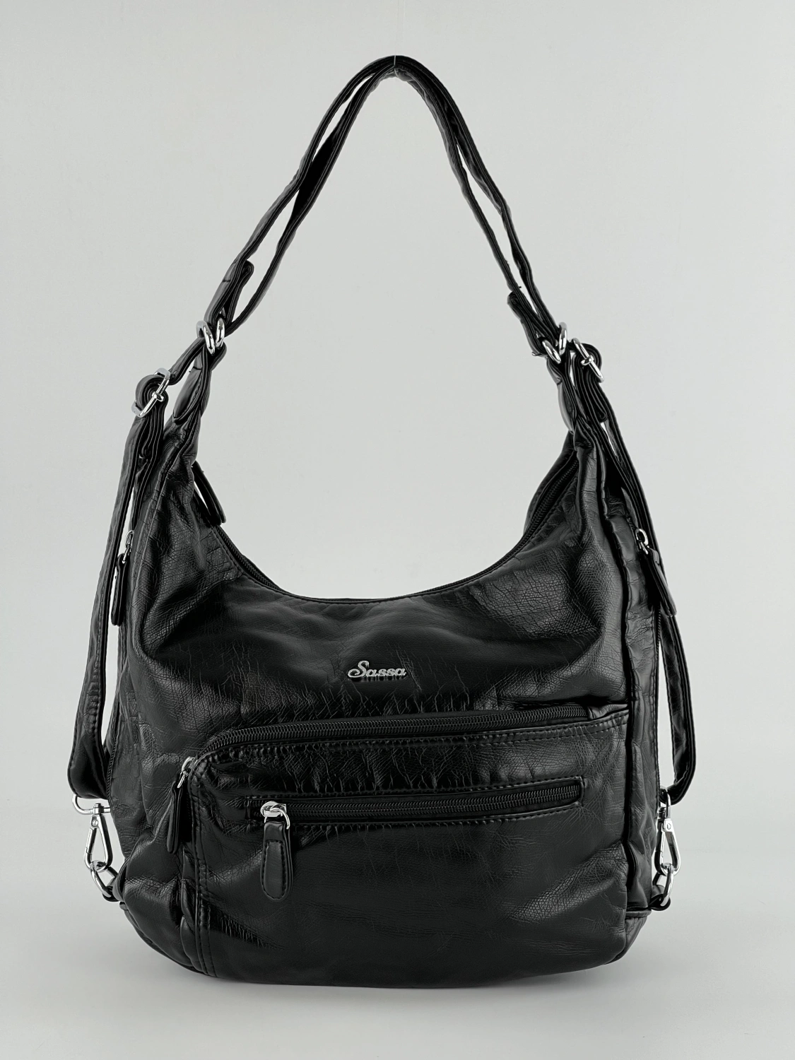 Сумка-рюкзак черный Sassa 850 фото 4