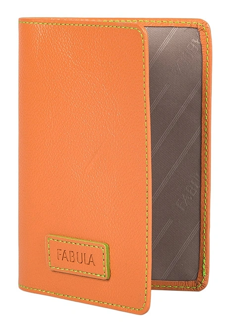 Обложка для паспорта FABULA оранжевый