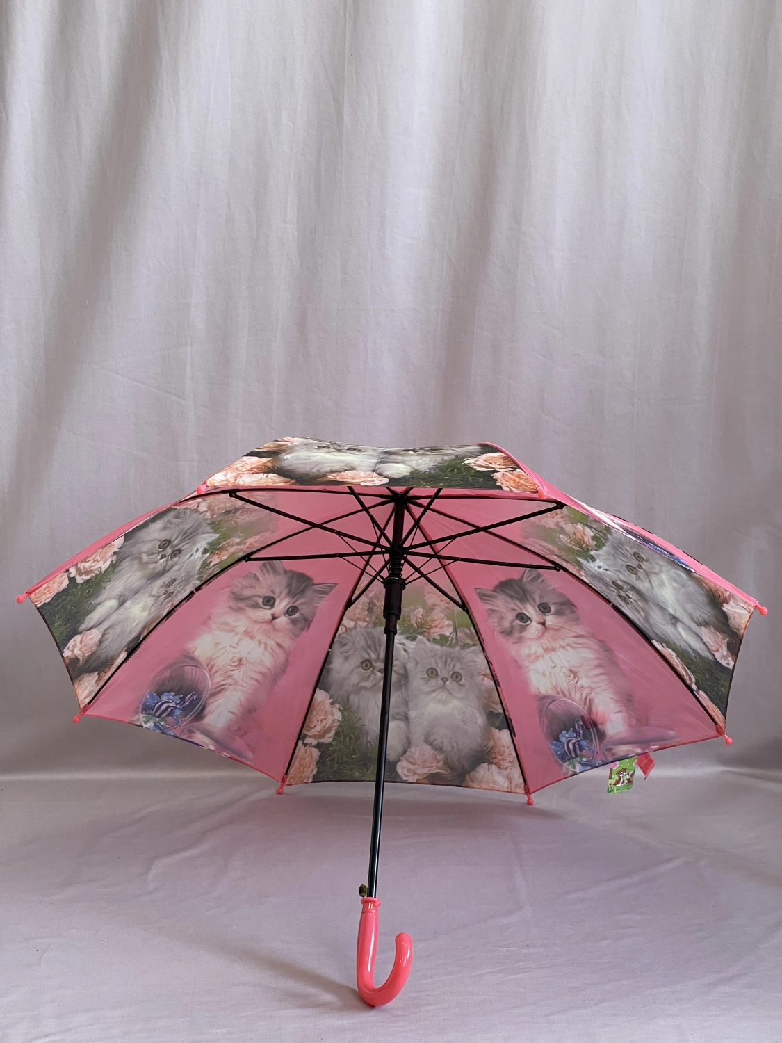 Зонт розовый  1545 фото 2