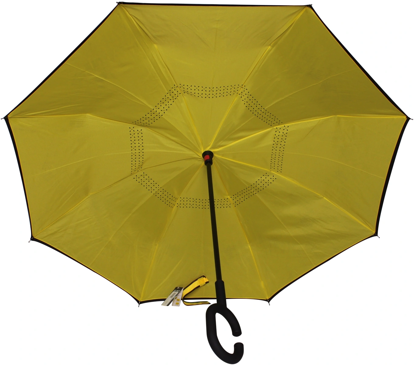 Зонт SELINO черн|желт 9111-4-27 фото 2