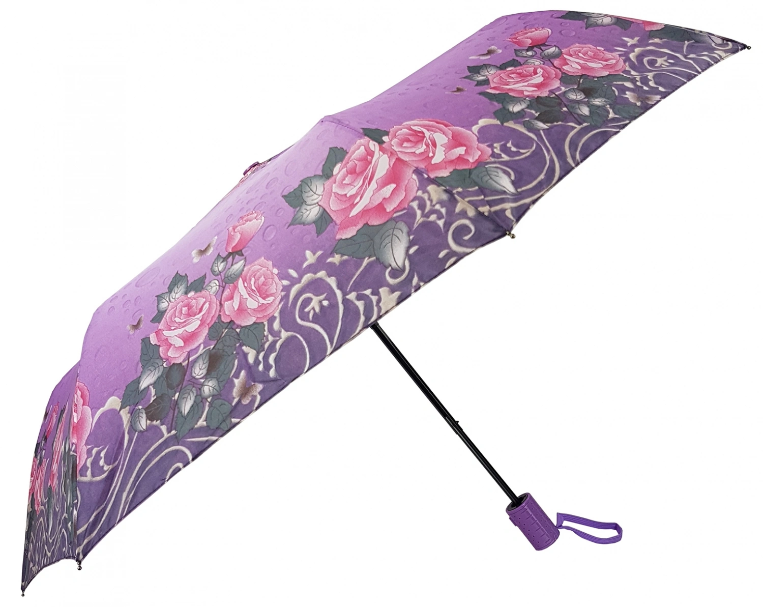Зонт DINIYA 572-1 фиолет 11626-1-32 фото 1