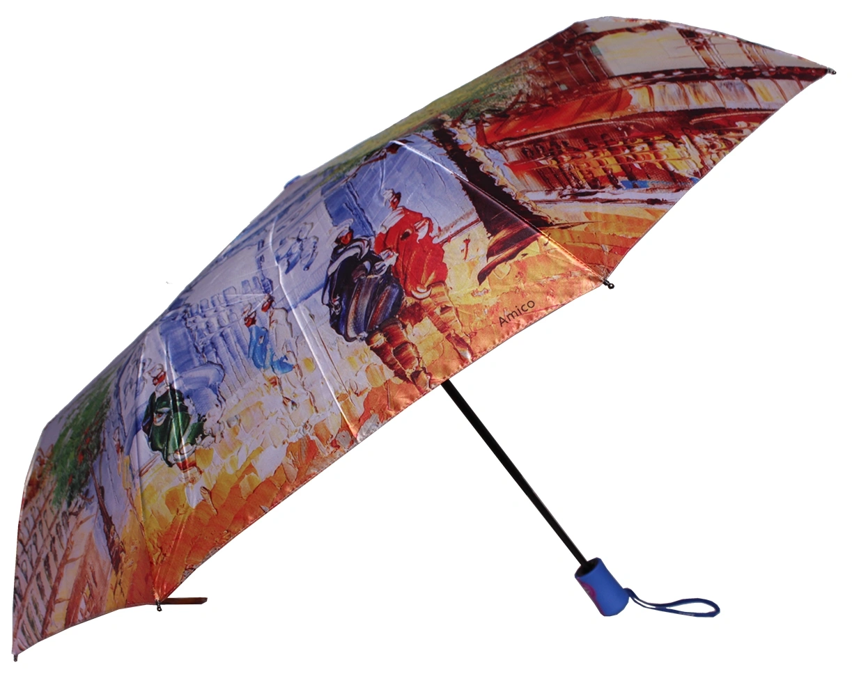 Зонт Amico автомат разноцветный арт 9104-57