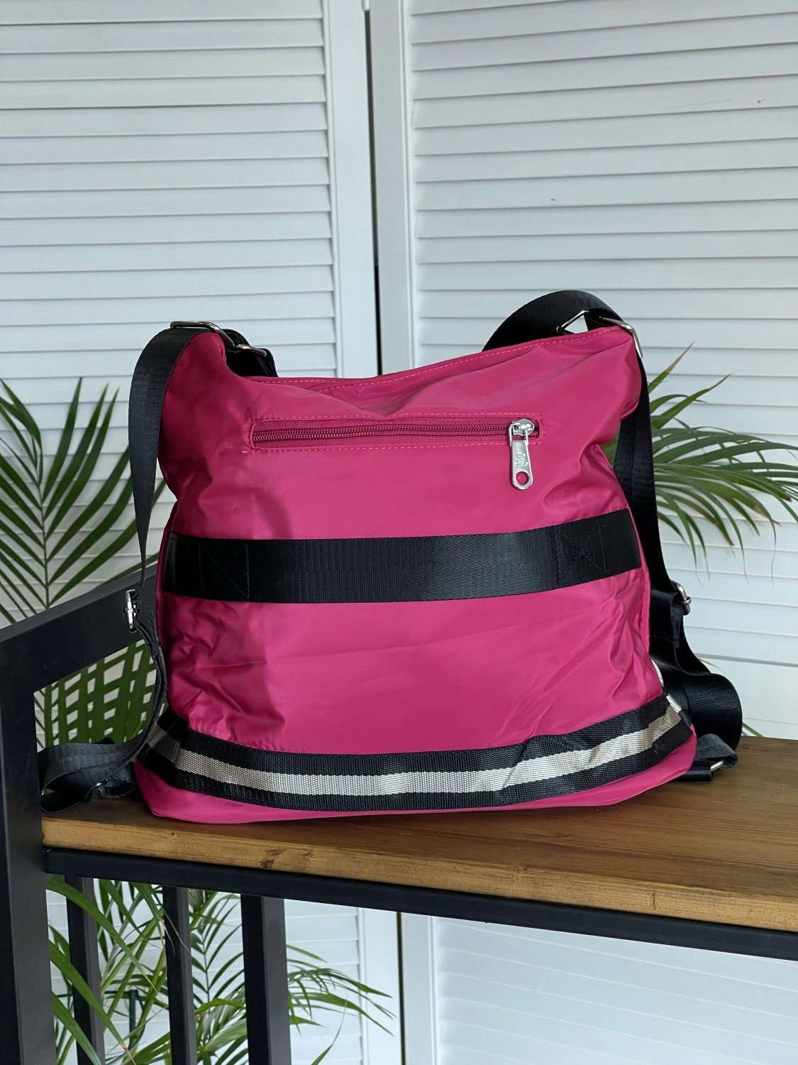 Сумка-рюкзак розовый  1601 фото 2