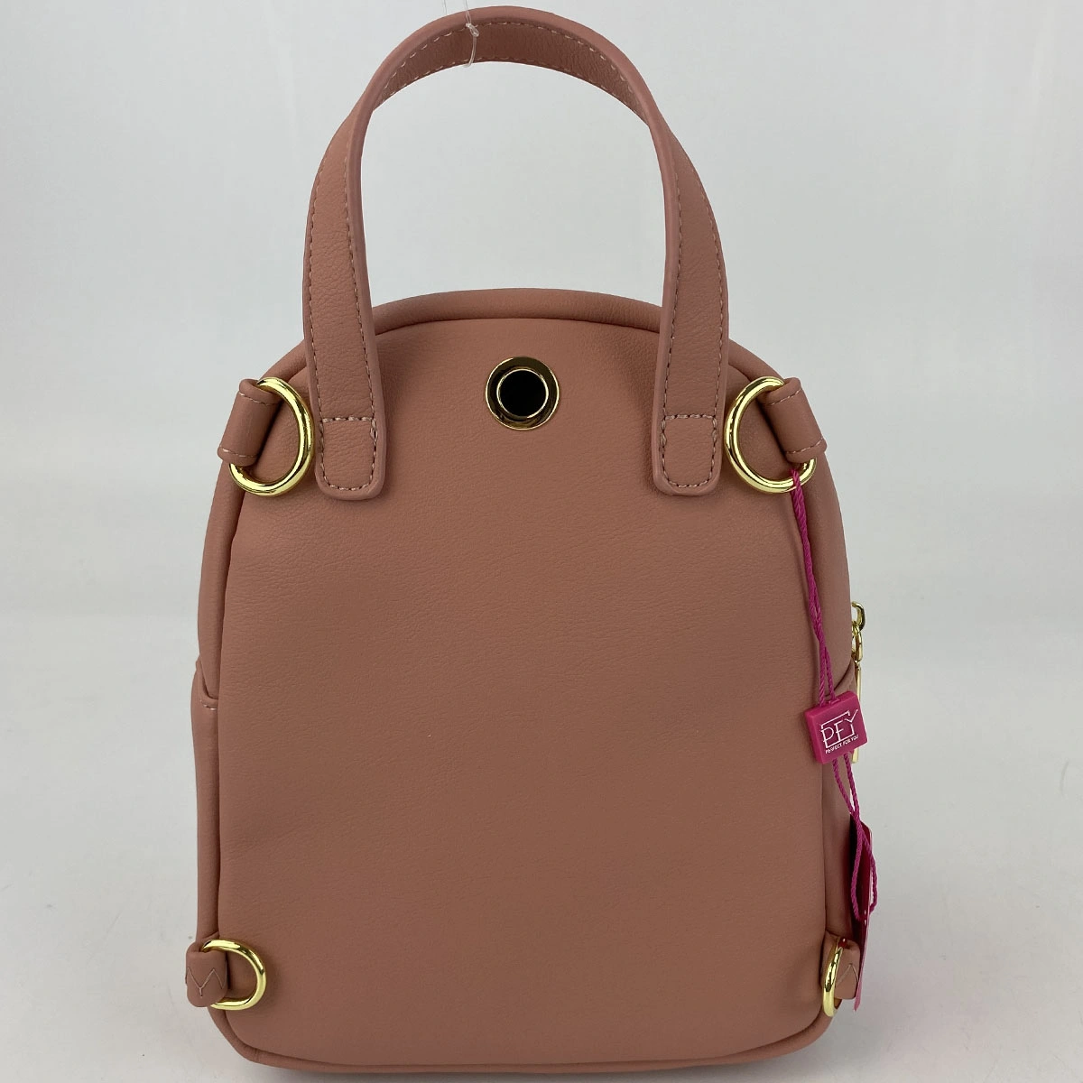 Сумка-рюкзак розовый  D876 фото 6