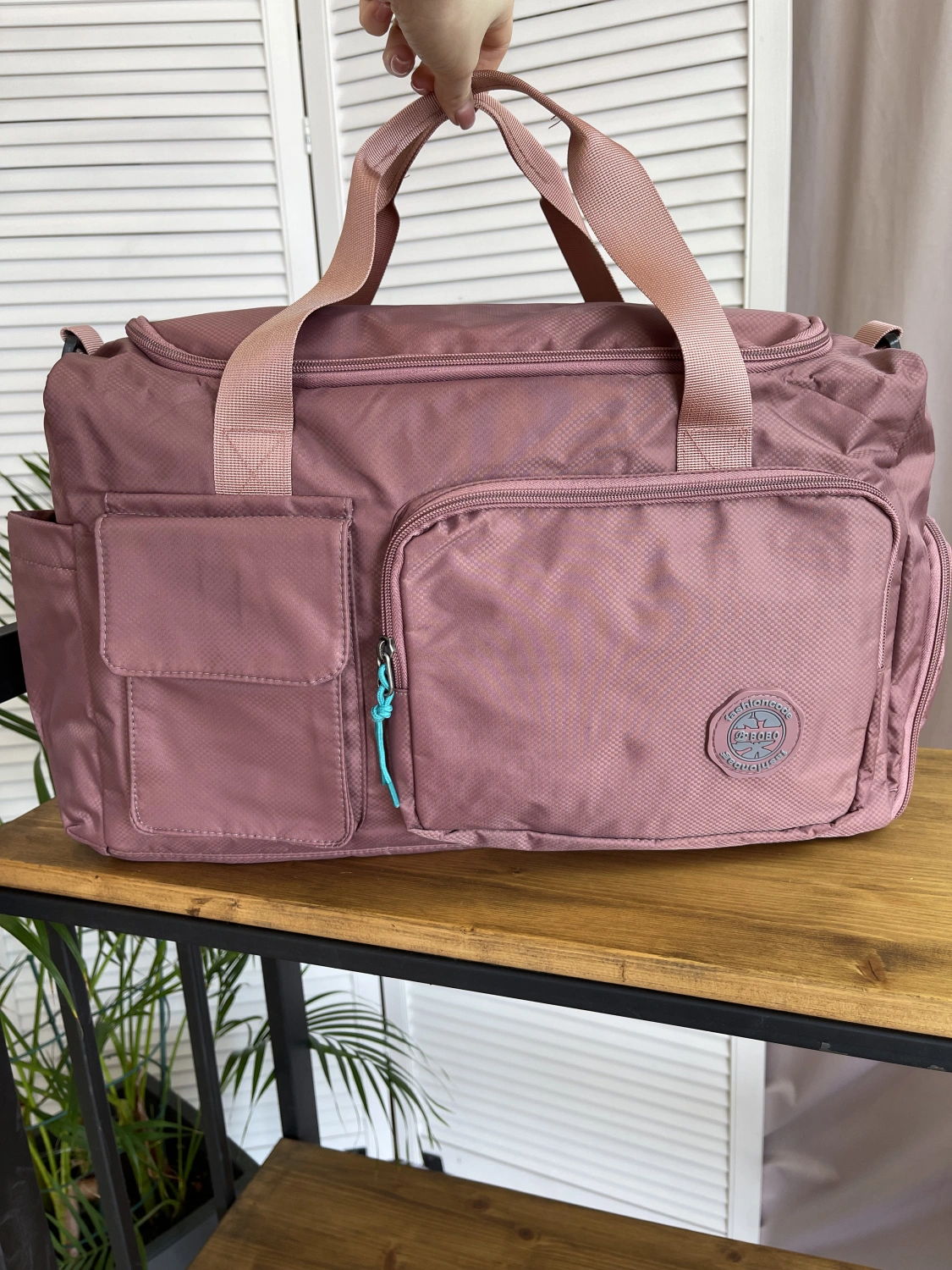 Дорожная сумка розовый BOBO 754 фото 2