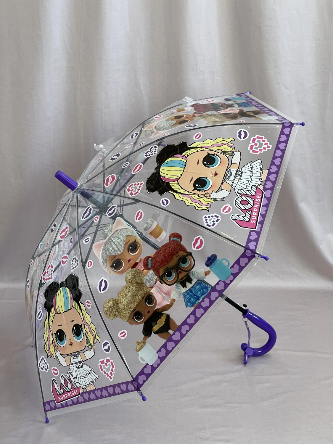 Зонт фиолетовый  1591 фото 1