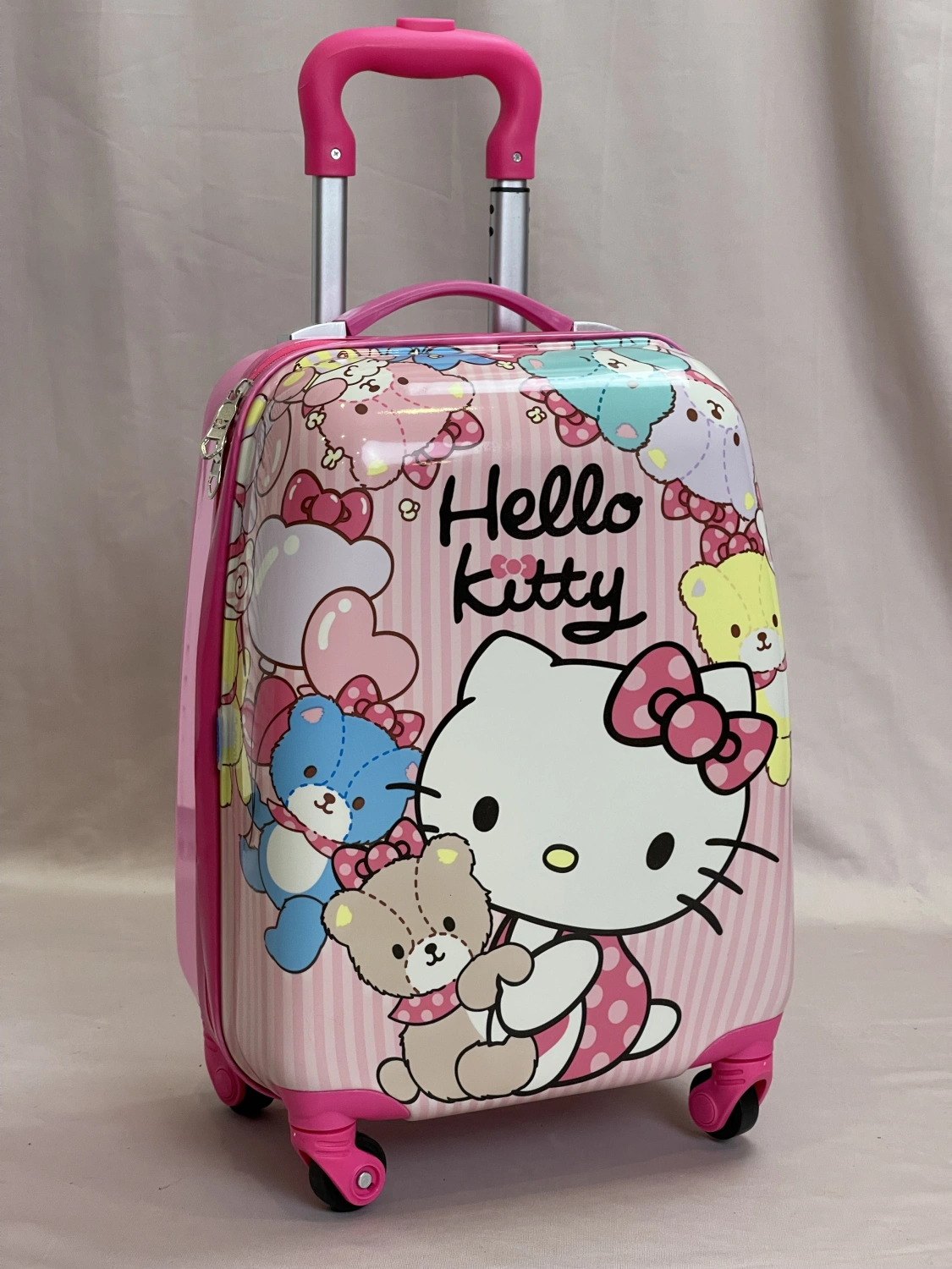 Детский чемодан на колесиках "Hello Kitty" роз 10350-9-56 фото 1