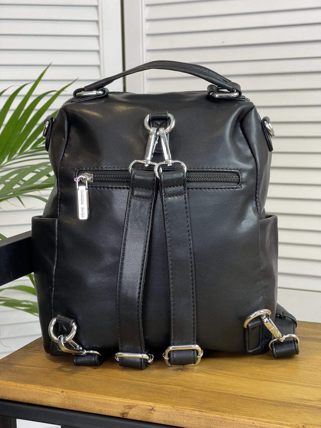 Сумка-рюкзак черный Vеlina Fabbiano 572416-1 фото 2
