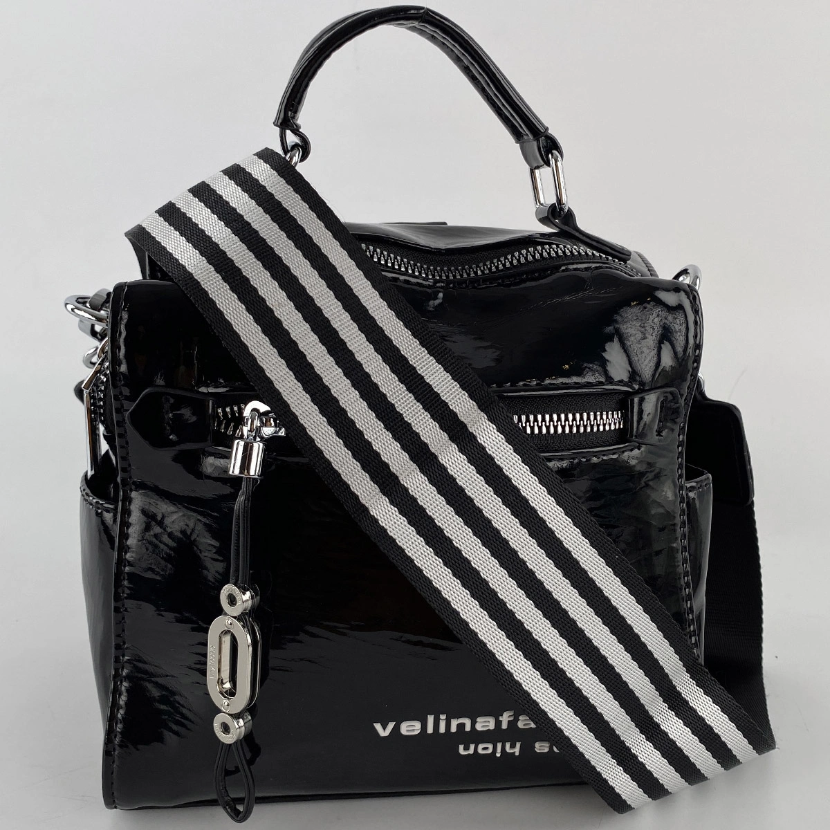 Сумка-рюкзак черный Vеlina Fabbiano VF592054-9 фото 2
