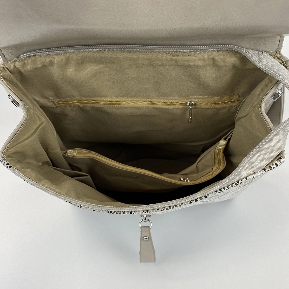 Сумка-рюкзак серый Dellilu Т8101-311 фото 3