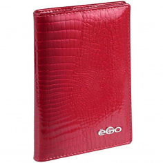 Обложка для паспорта красный Ego Favorite 03-0149
